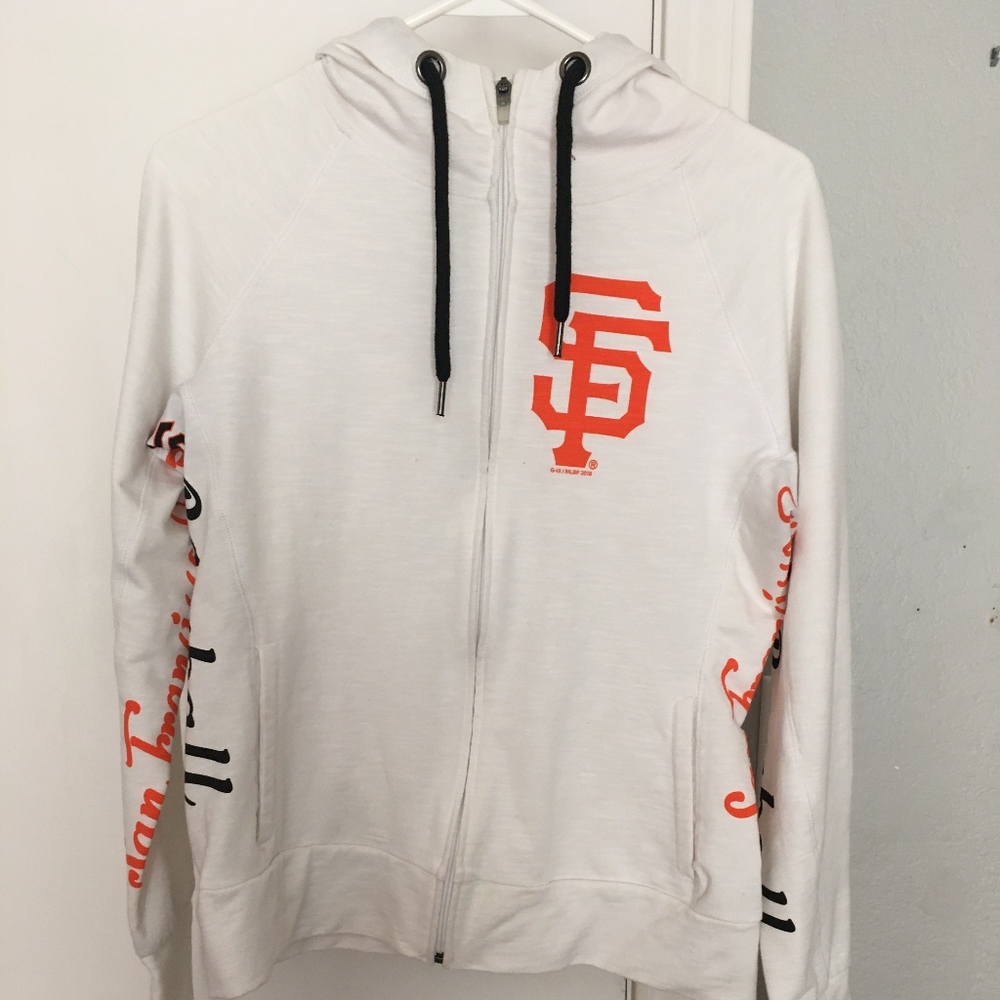 San Francisco Giants Ladies Zip Up Hoodie Size S